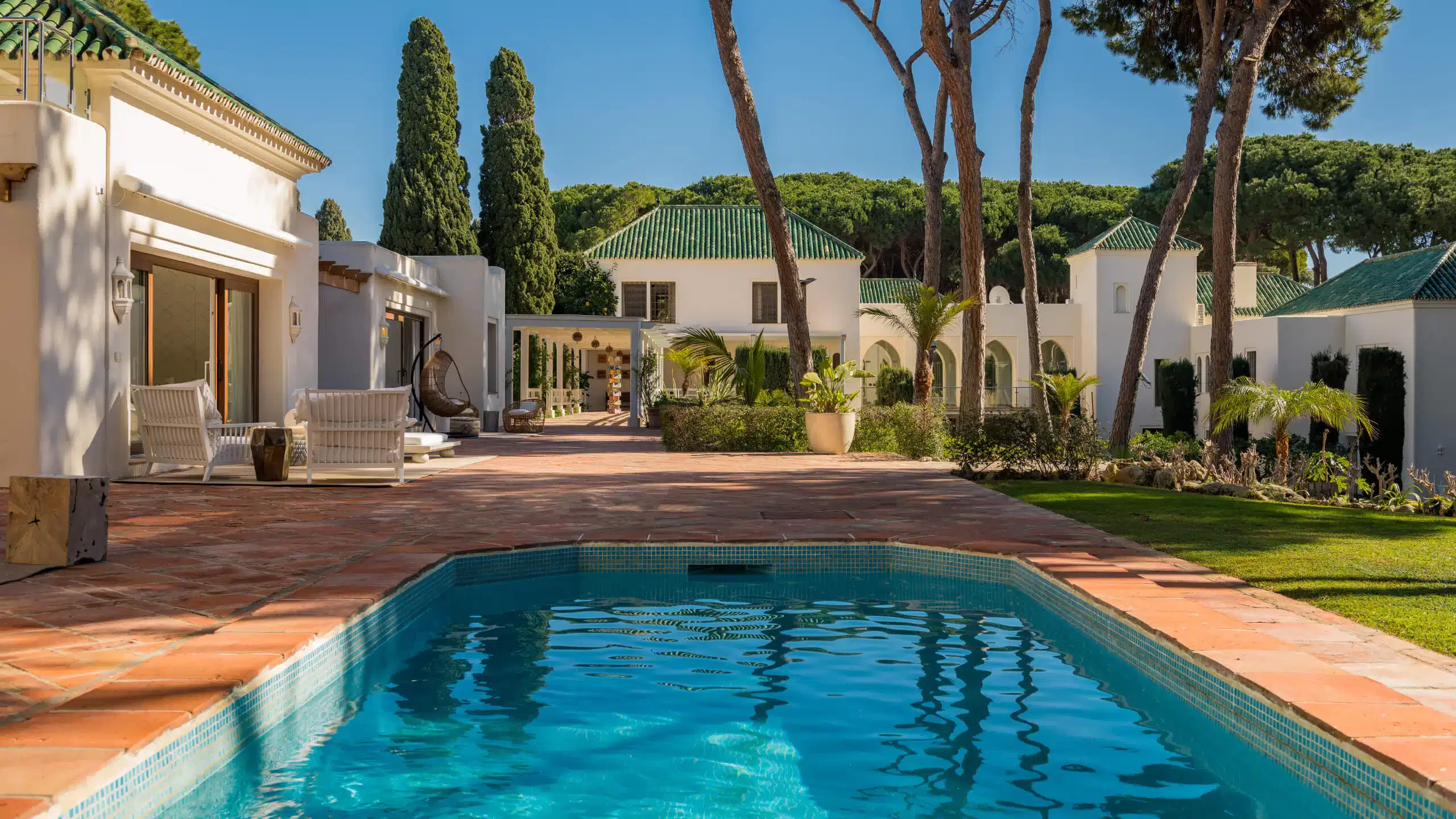 Piscina de Villa El Rincón Marbella